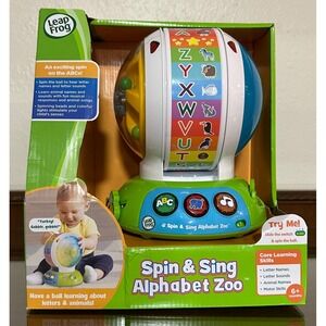 LeapFrog‎ Spin and Sing Alphabet Zoo, Interactive Teaching Toy for Baby NEW
